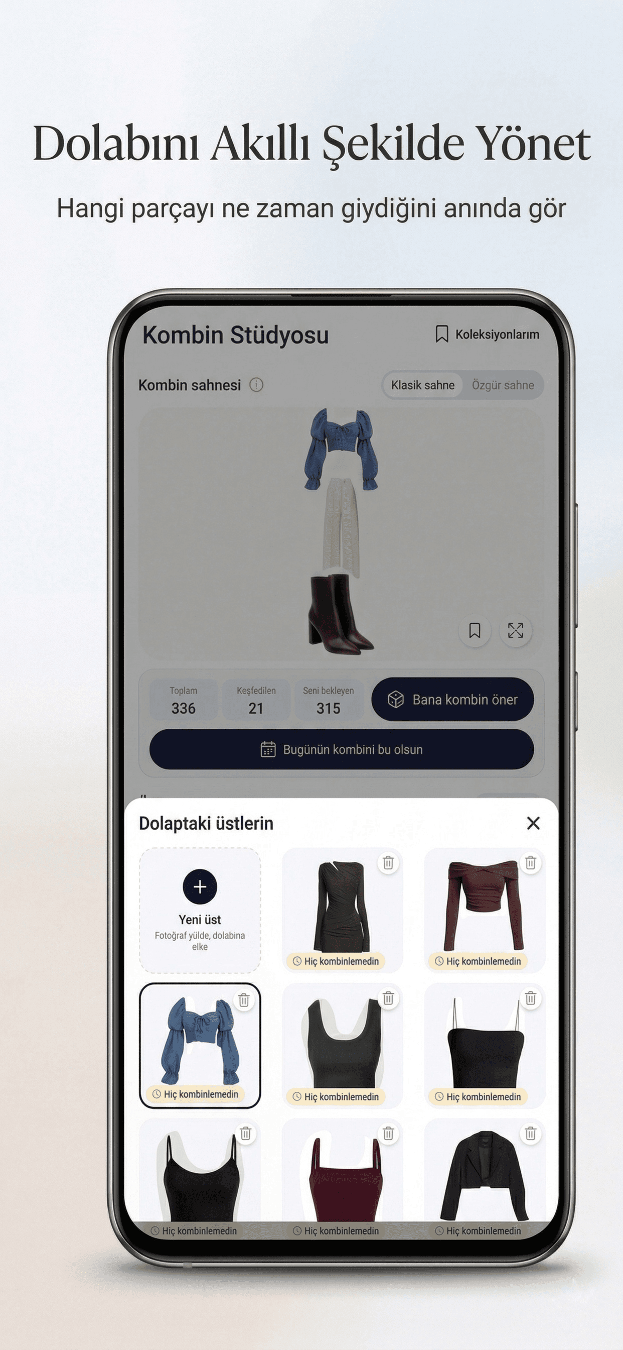 Dolabını akıllı yönet